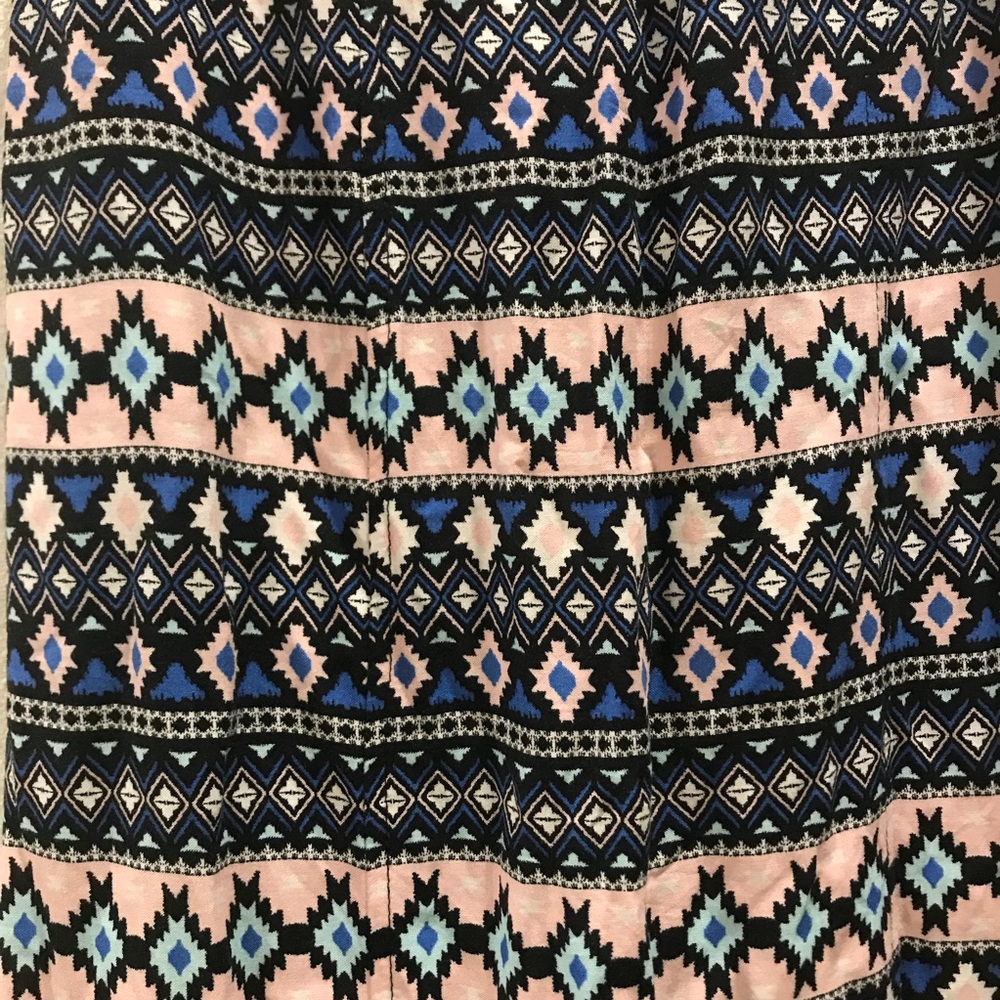 Patterned Slit Maxi Skirt - Picture 4 of 4